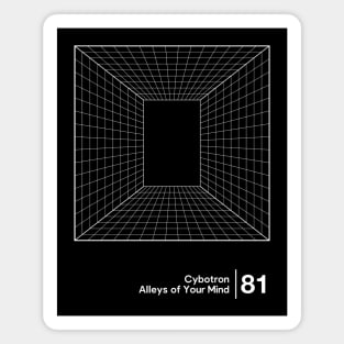 Cybotron / Minimalist Graphic Artwork Design Magnet
